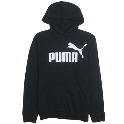 Boys UK Size 15-16 Years PUMA Black Pullover Hoodie