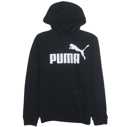 Boys UK Size 15-16 Years PUMA Black Pullover Hoodie