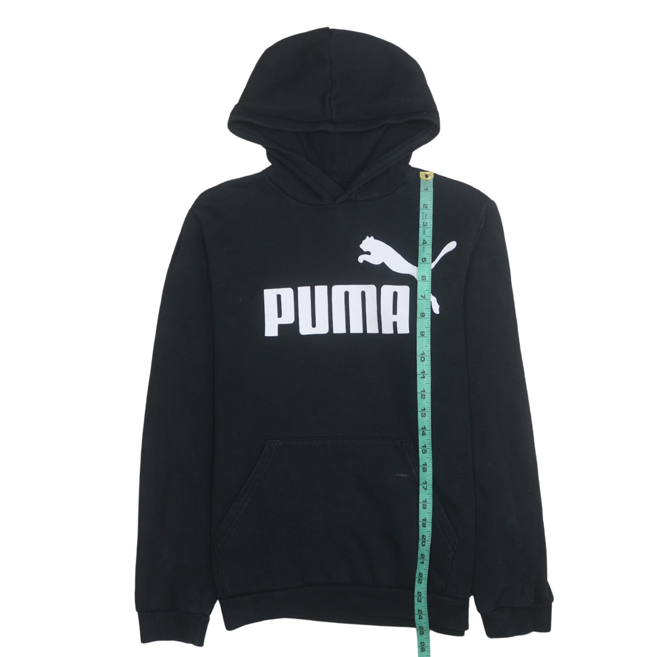 Boys UK Size 15-16 Years PUMA Black Pullover Hoodie