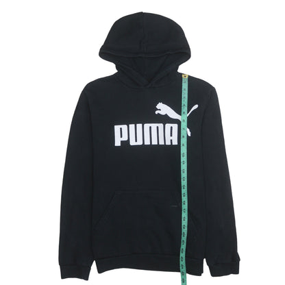 Boys UK Size 15-16 Years PUMA Black Pullover Hoodie