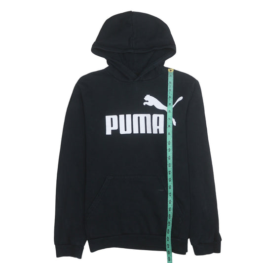Boys UK Size 15-16 Years PUMA Black Pullover Hoodie