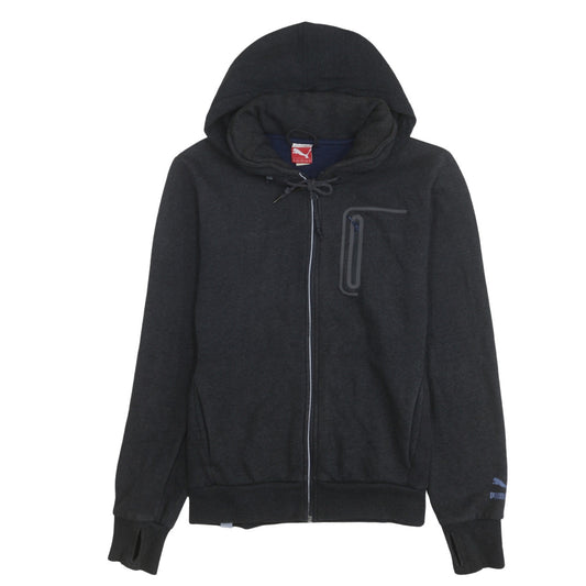 Mens UK Size M PUMA Black Full Zip Hoodie