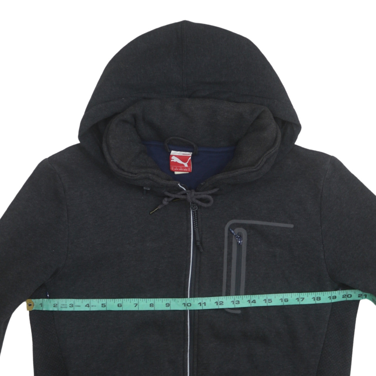 Mens UK Size M PUMA Black Full Zip Hoodie