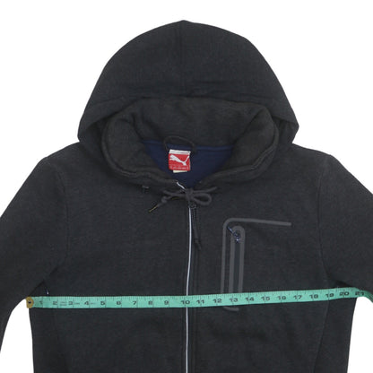 Mens UK Size M PUMA Black Full Zip Hoodie