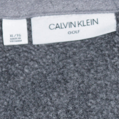 Mens UK Size XL Calvin Klein Grey Henley Sweatshirt