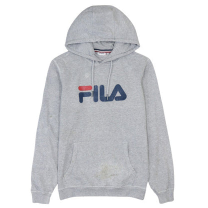 Mens UK Size XS FILA Grey Pullover Hoodie