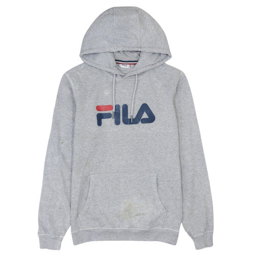 Mens UK Size XS FILA Grey Pullover Hoodie