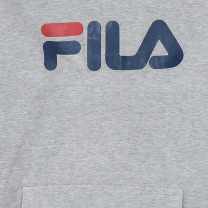 Mens UK Size XS FILA Grey Pullover Hoodie