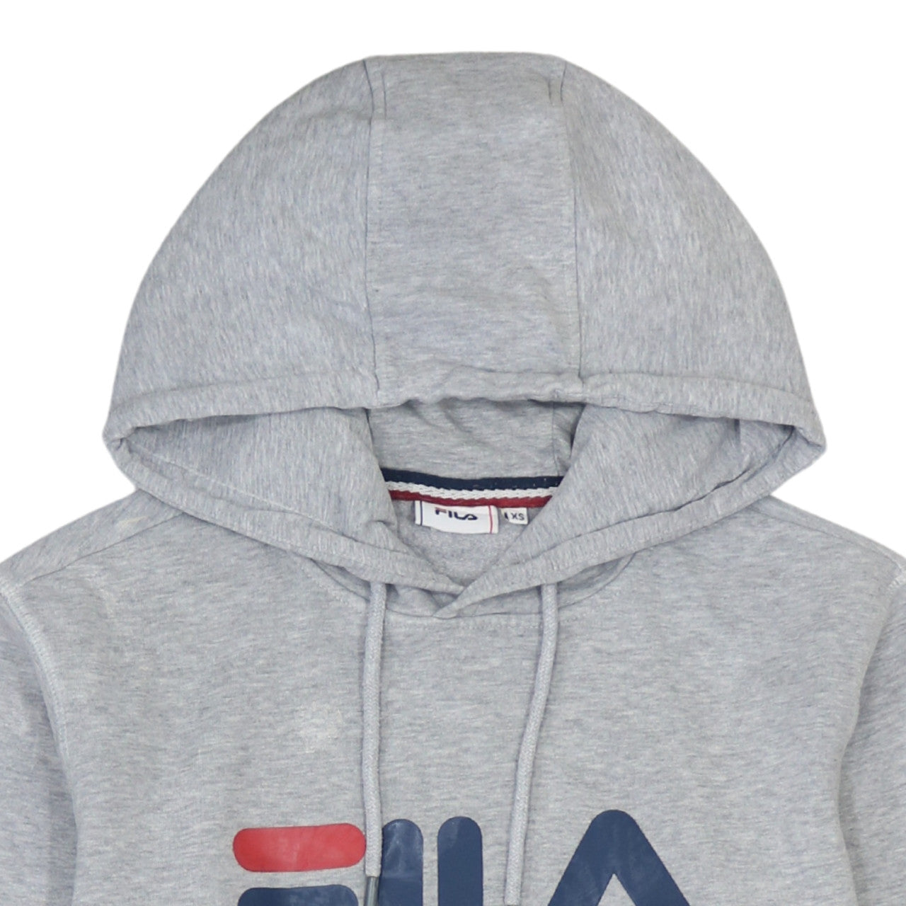 Mens UK Size XS FILA Grey Pullover Hoodie
