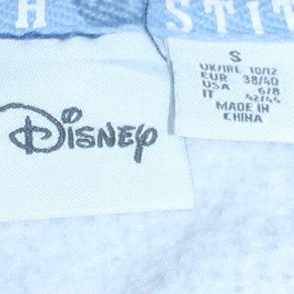Womens UK Size S Disney Blue Pullover Hoodie