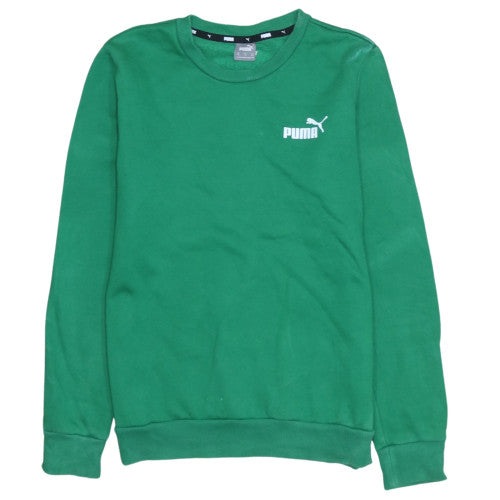 Mens UK Size XS PUMA Green Pullover Sweatshirt