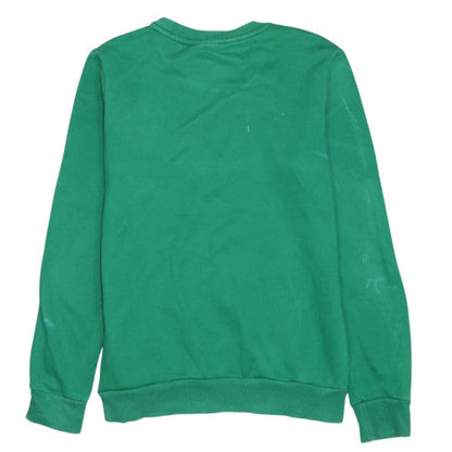 Mens UK Size XS PUMA Green Pullover Sweatshirt
