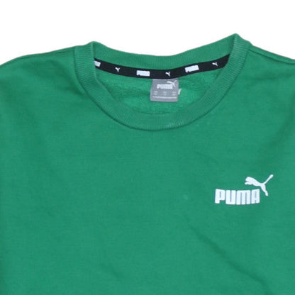 Mens UK Size XS PUMA Green Pullover Sweatshirt