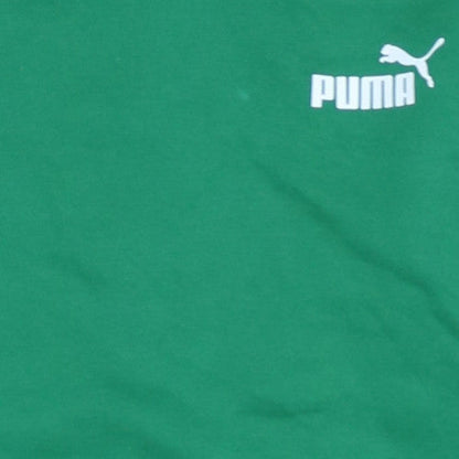 Mens UK Size XS PUMA Green Pullover Sweatshirt