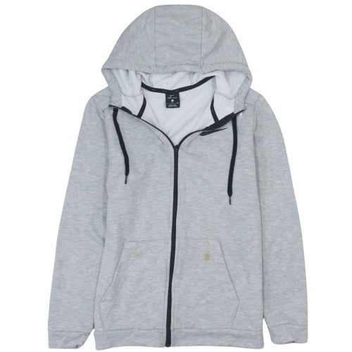Mens UK Size S Nike Grey Full Zip Hoodie