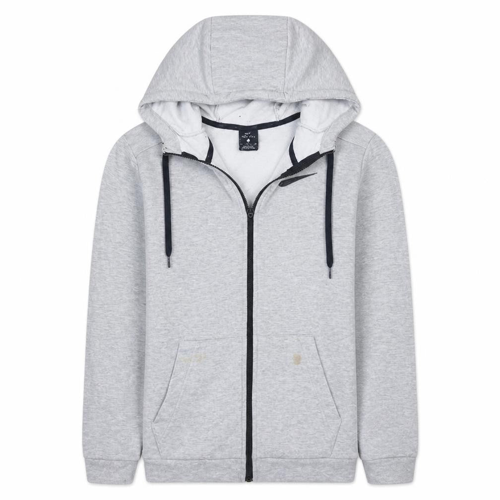 Mens UK Size S Nike Grey Full Zip Hoodie