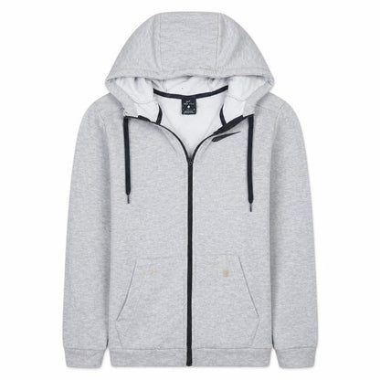 Mens UK Size S Nike Grey Full Zip Hoodie