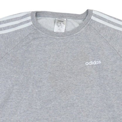 Womens UK Size M adidas Grey Pullover Sweatshirt