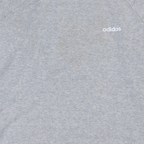 Womens UK Size M adidas Grey Pullover Sweatshirt