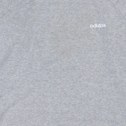 Womens UK Size M adidas Grey Pullover Sweatshirt
