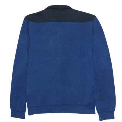 Adidas Men's Blue XS 1/4 Zip Track Jacket with Pockets