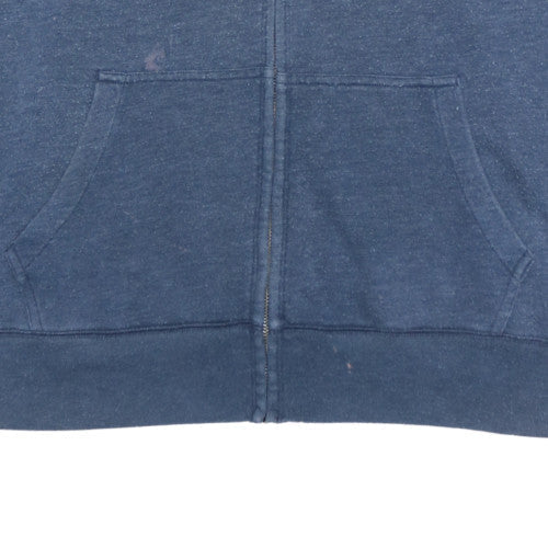 Mens UK Size XL Gap Blue Full Zip Hoodie