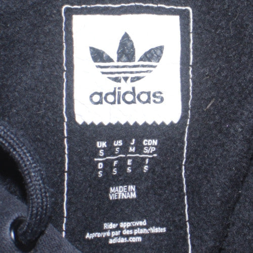 Mens UK Size S adidas Black Pullover Hoodie