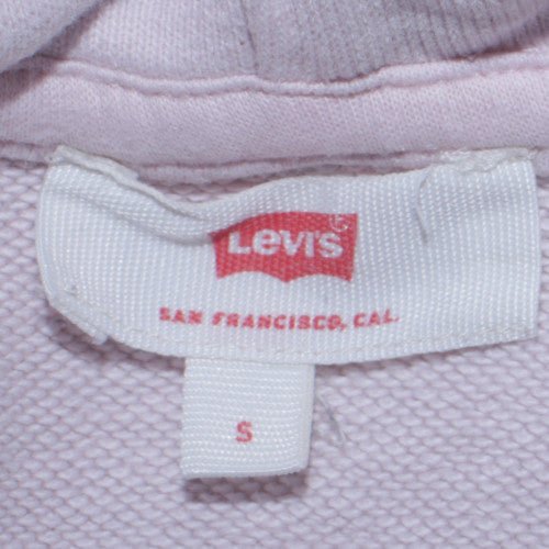 Womens UK Size S Levi's Pink Pullover Hoodie
