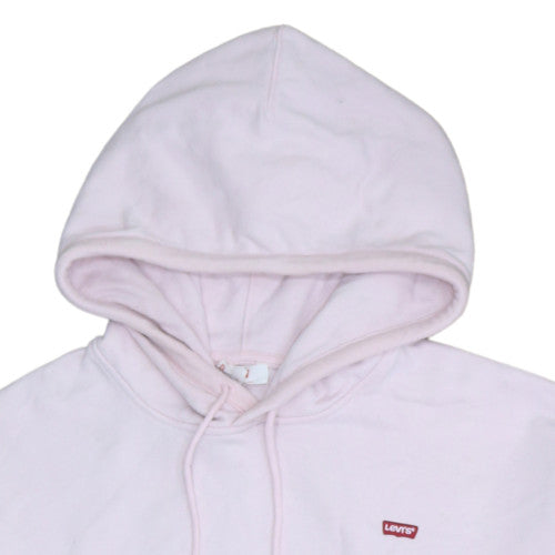 Womens UK Size S Levi's Pink Pullover Hoodie