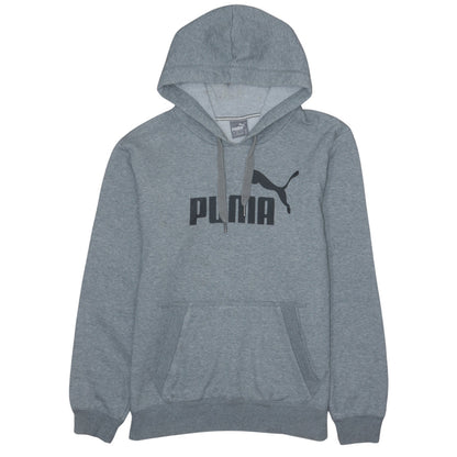 Mens UK Size S PUMA Grey Pullover Hoodie