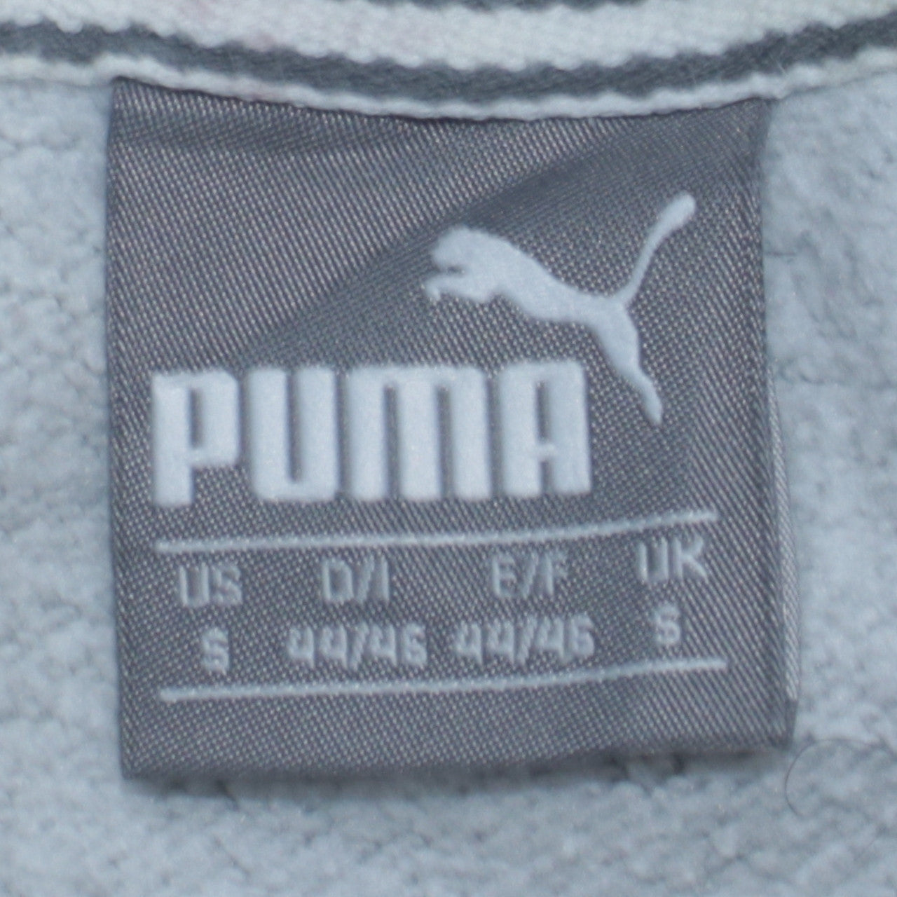 Mens UK Size S PUMA Grey Pullover Hoodie