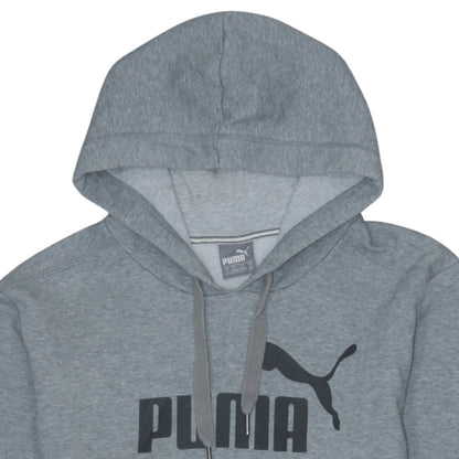 Mens UK Size S PUMA Grey Pullover Hoodie