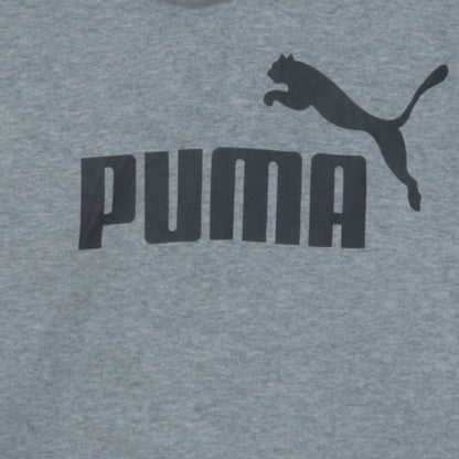 Mens UK Size S PUMA Grey Pullover Hoodie