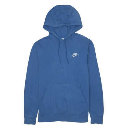 Mens UK Size S Nike Blue Pullover Hoodie