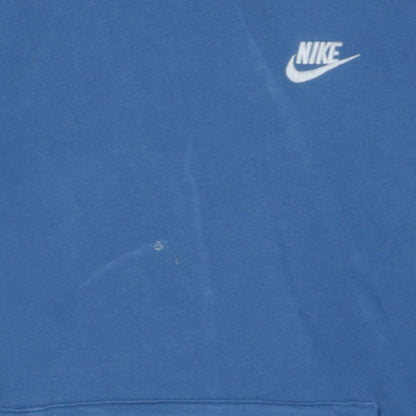 Mens UK Size S Nike Blue Pullover Hoodie