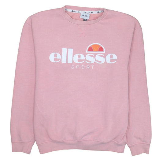 Womens UK Size 10 ellesse Pink Pullover Sweatshirt