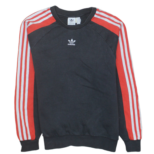 Womens UK Size 6 adidas Black Pullover Sweatshirt