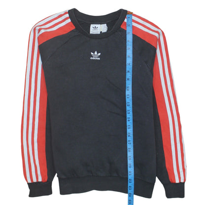 Womens UK Size 6 adidas Black Pullover Sweatshirt