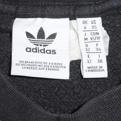 Womens UK Size 6 adidas Black Pullover Sweatshirt