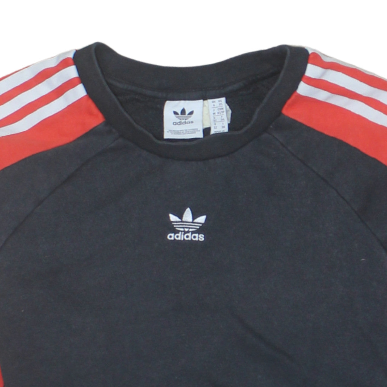 Womens UK Size 6 adidas Black Pullover Sweatshirt
