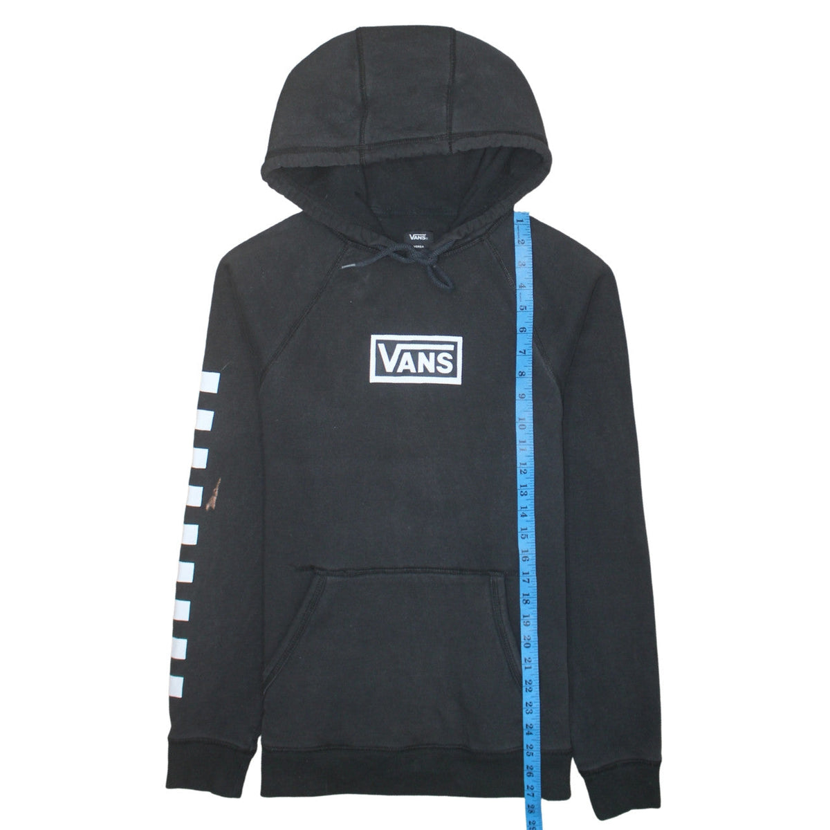 Mens UK Size S VANS Black Pullover Hoodie