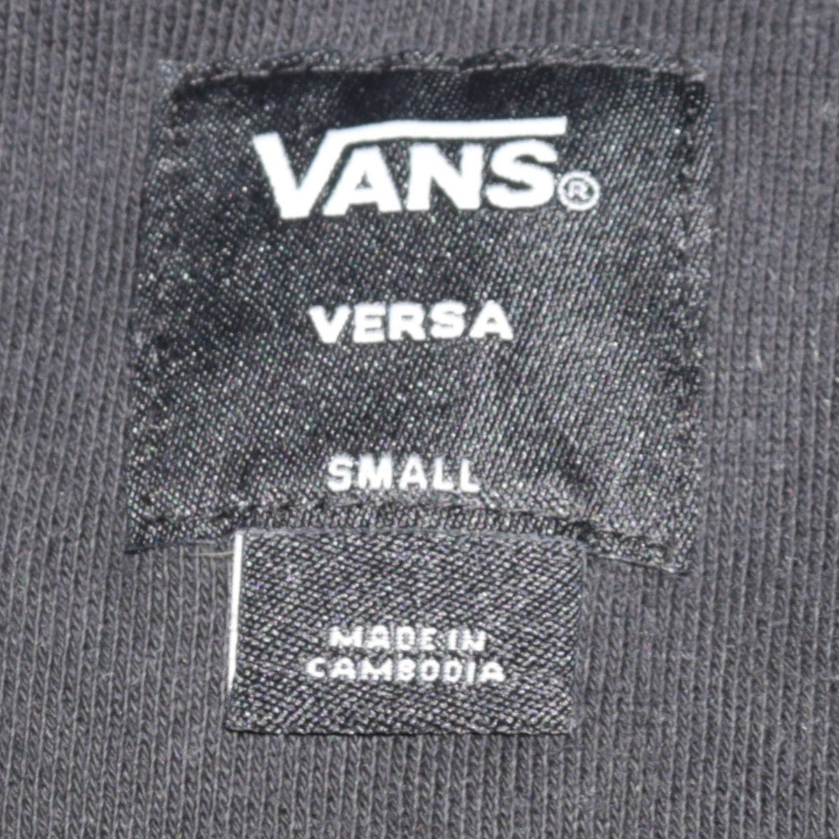 Mens UK Size S VANS Black Pullover Hoodie