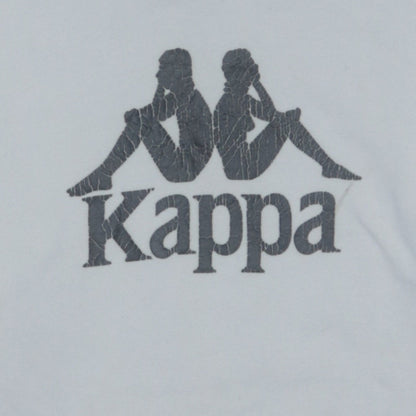 Mens UK Size S Kappa White Pullover Hoodie