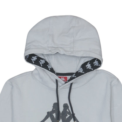 Mens UK Size S Kappa White Pullover Hoodie