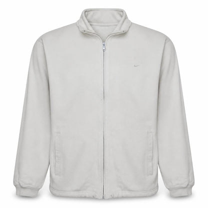 Mens UK Size L Nike White Full Zip Sweatshirt