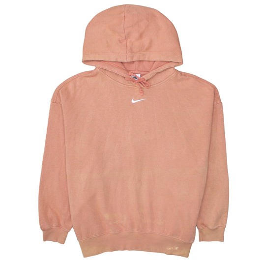 Womens UK Size L Nike Pink Pullover Hoodie