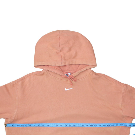 Womens UK Size L Nike Pink Pullover Hoodie
