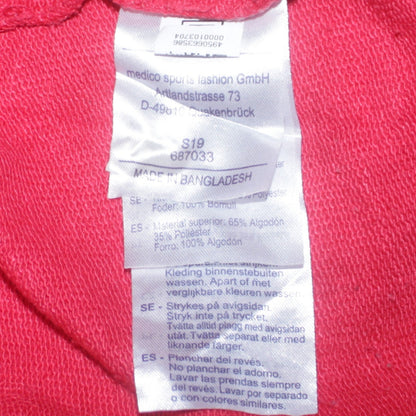 Womens UK Size M FILA Red Pullover Hoodie