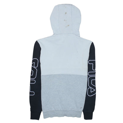 Mens UK Size XS FILA Grey Pullover Hoodie