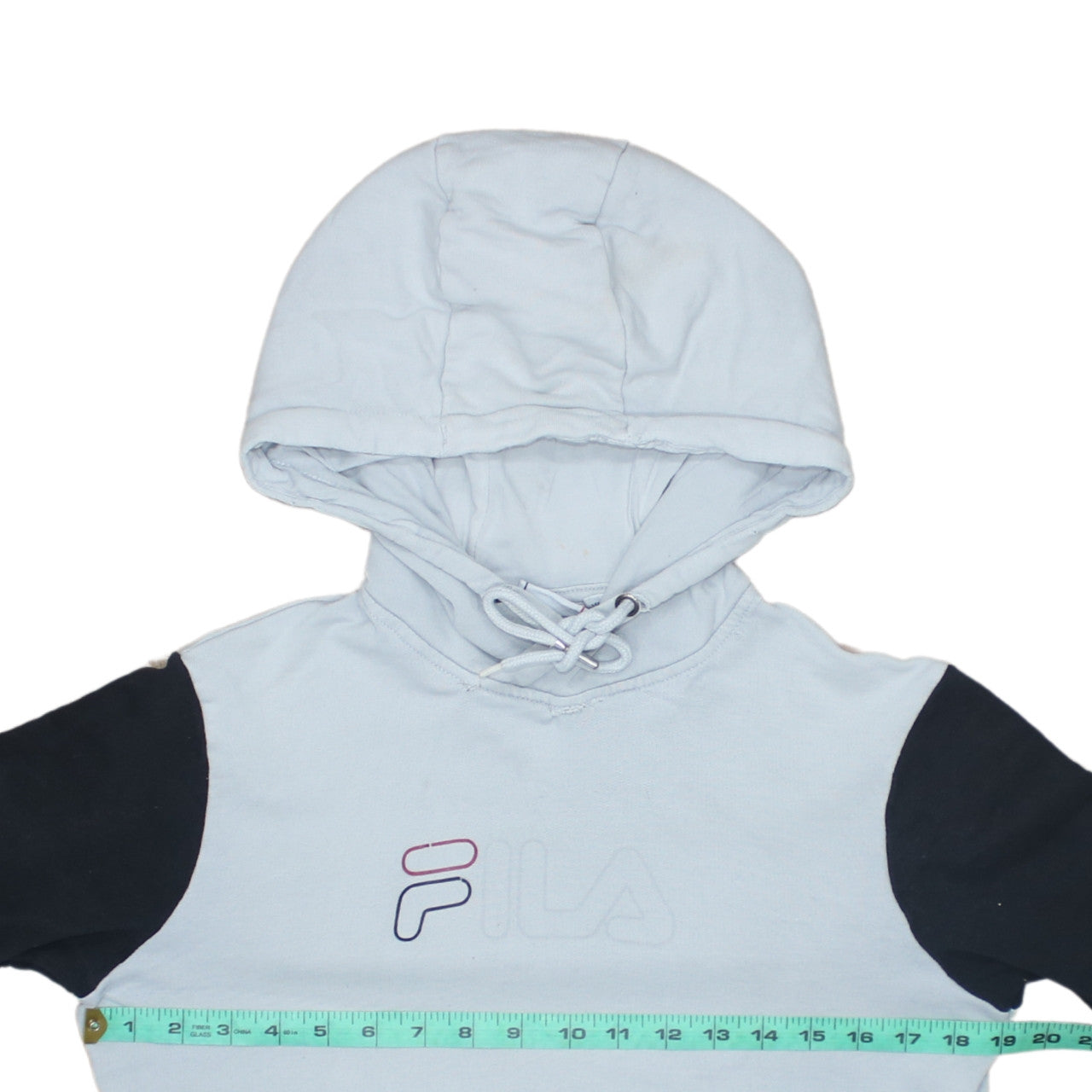 Mens UK Size XS FILA Grey Pullover Hoodie